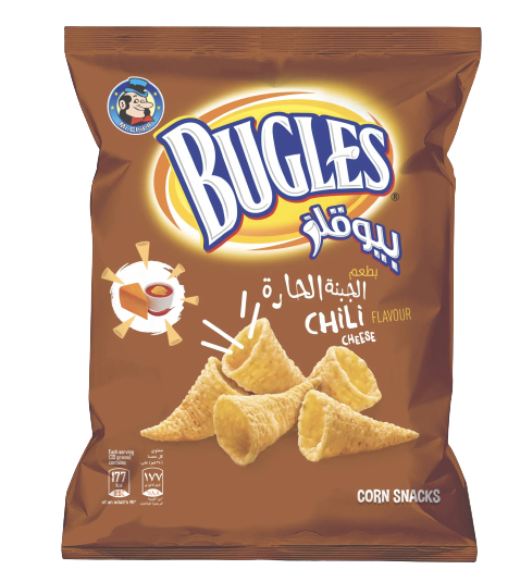 شيبس بيوقلز جبنة حارة 160 غم