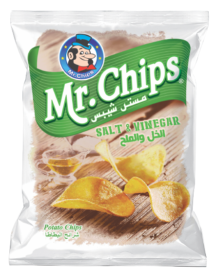 مستر شيبس ملح وخل 140 جم