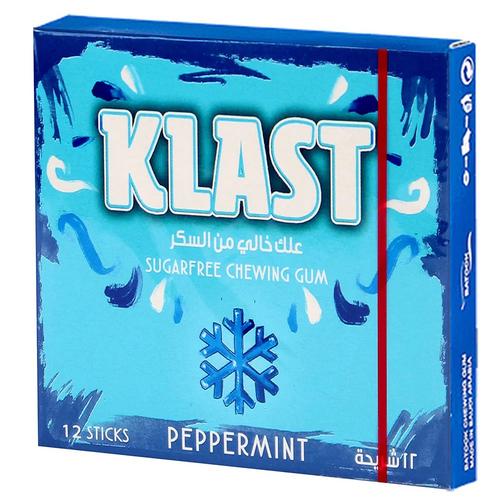 كلاست علك بنكهة نعناع حار خالي من السكر 12 شريحة