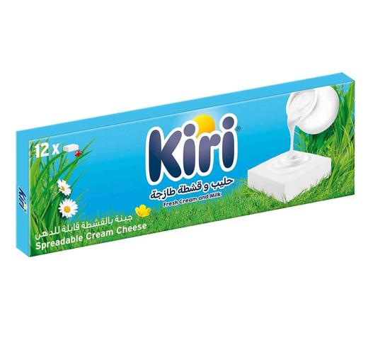 كيري بالقشطة الطازجة 12 مكعب جبنة 200 جم