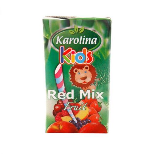 كارولينا عصير فواكه مشكلة حمراء طبيعية 125 مل