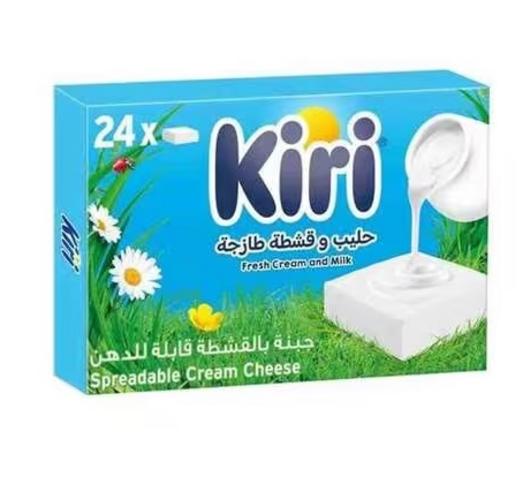 كيري بالقشطة الطازجة 24 مكعب جبنة 400 جم