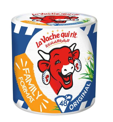 البقرة الضاحكة جبنة مثلثات 48 قطعة 720 جم