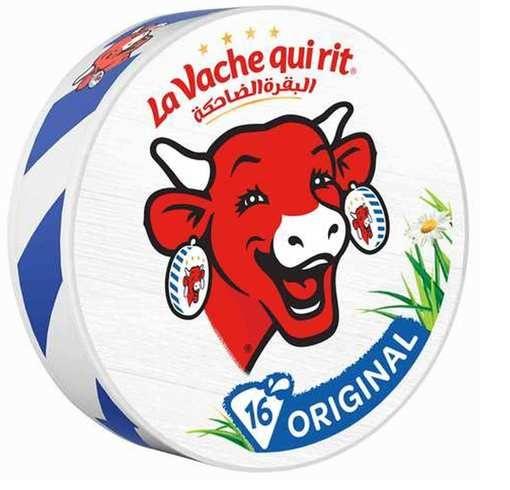البقرة الضاحكة جبن بقري مثلث 16 قطعة 240 جم
