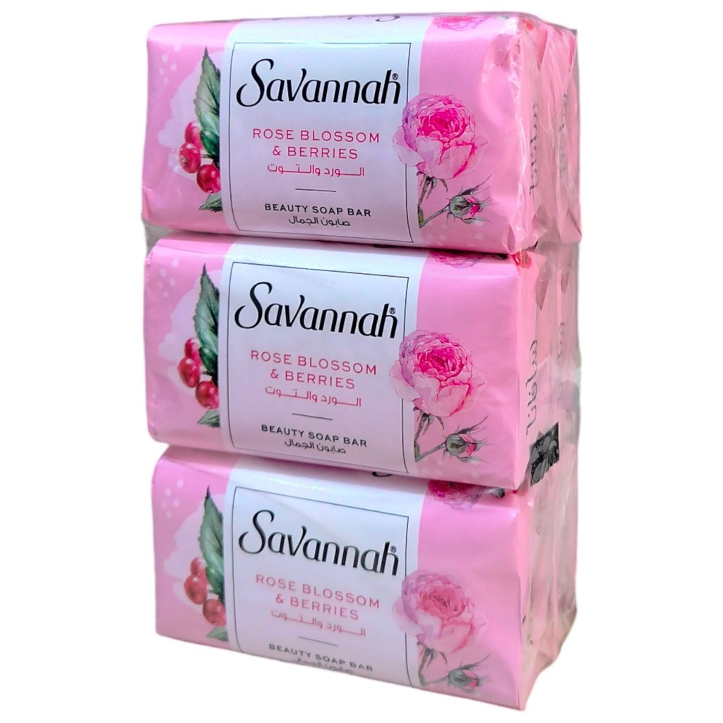 سافانا صابون زهرة الورد والتوت 70 غم
