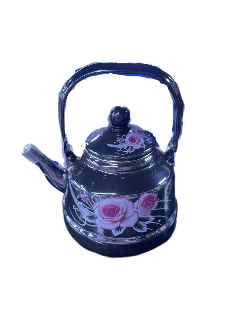 ابريق شاي مدهون وسط