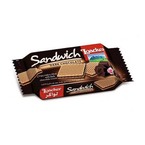 لواكر ويفر بالشوكولاتة الداكنة 25 جم