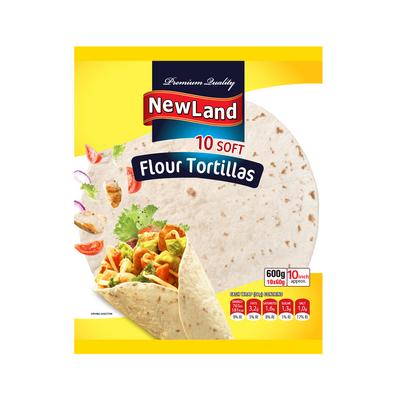 نيولاند  تورتيلا قمح 10 قطع 840 جم