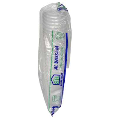 البسام كاسات بلاستيك 50 كاسة