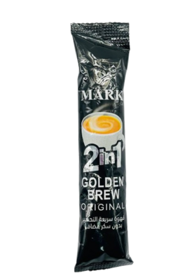 مارك جولدن برو قهوة أصلية 2 في 1 12.5جرام
