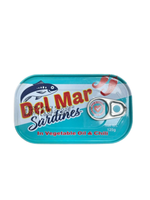 دلمار سردين حار 125 غم