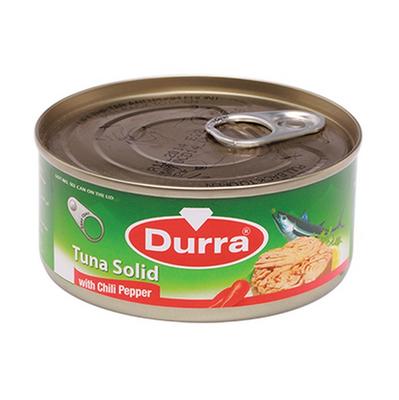 الدرة تونة سكيب جاك بالزيت النباتي الفلفل الحار 160 جم