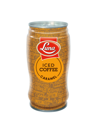 لونا قهوة مثلج كراميل 240 مل