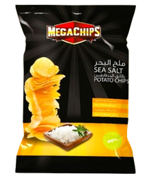ميجا شيبس ملح البحر 75 جم