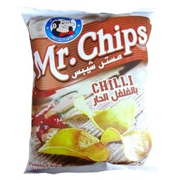 مستر شيبس رقائق البطاطس بالفلفل الحار 75 جم