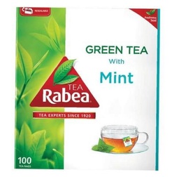 ربيع شاي أخضر طبيعي بالنعناع 100كيس