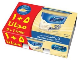 المراعي مهلبية فانيلا  85 غم 5+1