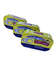 [00030] توب لاند سردين بالزيت 125 غم