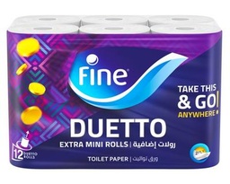 فاين دويتو ميني رول اكسترا 12 رول 2 طبقات