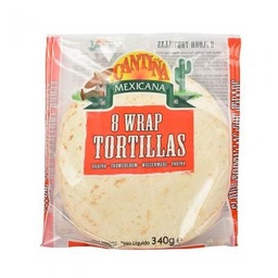 كانتينا خبز تورتيلا مكسيكي 8 قطع 340 غم