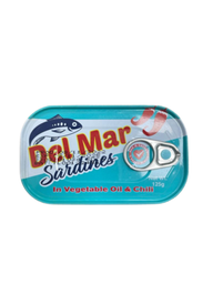 دلمار سردين حار 125 غم