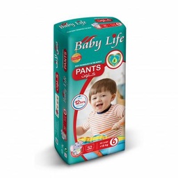 بيبي لايف كلوت  مقاس 6 + 18 كيلو 32 كلوت