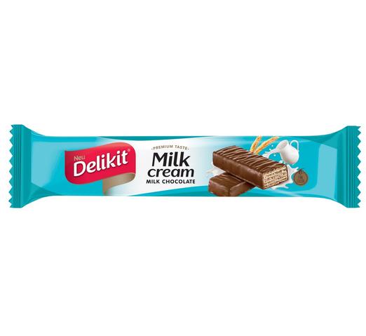 ديليكيت ويفر بكريمة الحليب ومغطى بشوكولاتة الحليب 40 جم