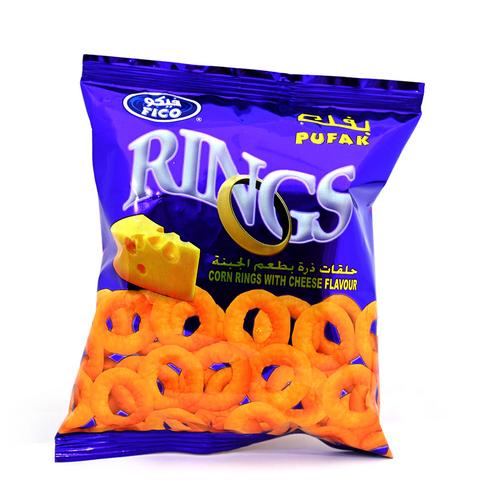 حلقات ذرة فيكو بوفاك بنكهة الجبن  18 جم