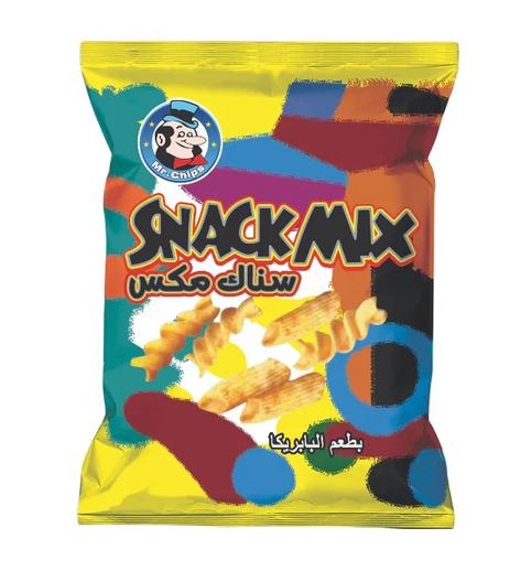 سناك مكس شيبس  بابريكا 65 غم
