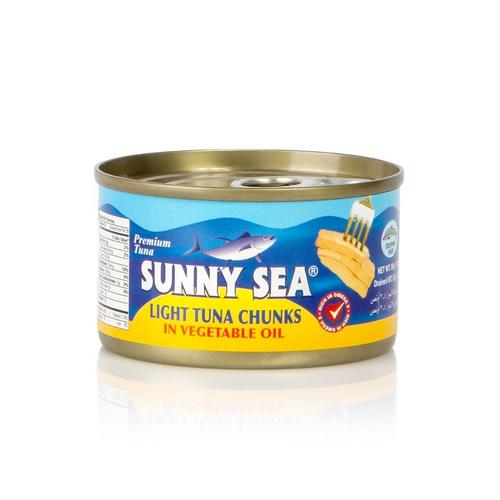 صني سي تونة قطع بالزيت النباتي 95 جم