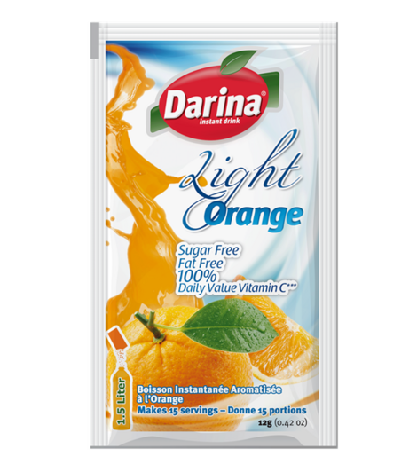 دارينا عصير لايت برتقال 12 غم