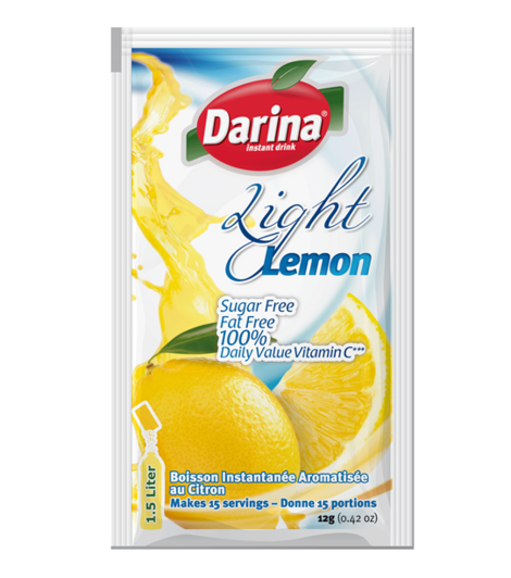 دارينا شراب بطعم الليمون لايت 12 جم