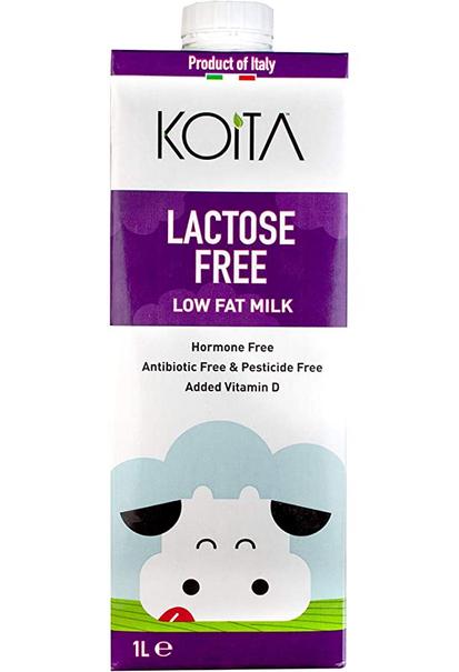كويتا حليب خالي من اللاكتوز منزوع الدسم 1 لتر