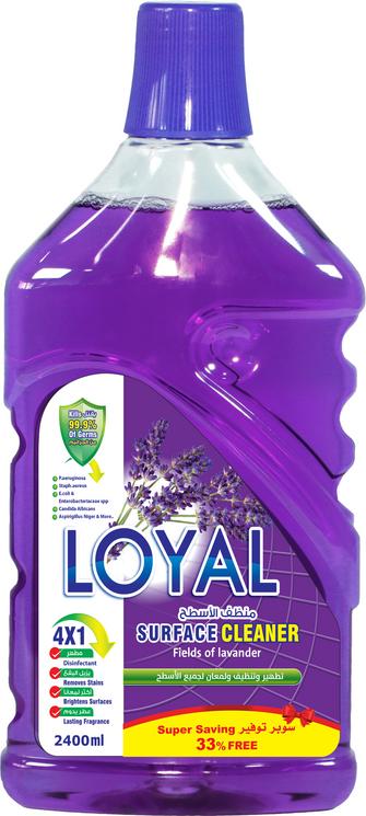 لويال منظف الأسطح اللافندر والياسمين 2.4 لتر