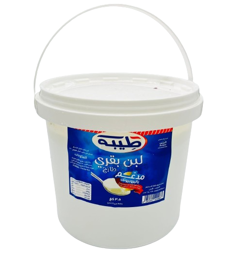 طيبة لبن بقري طازج مدعم بالبروبيوتيك 3.5 كغ