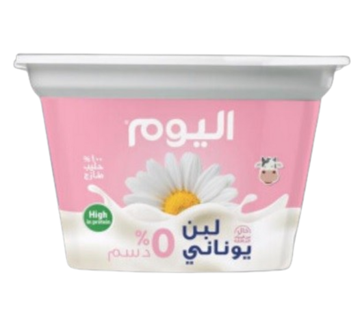 اليوم لبن يوناني بدون دسم 200 غم