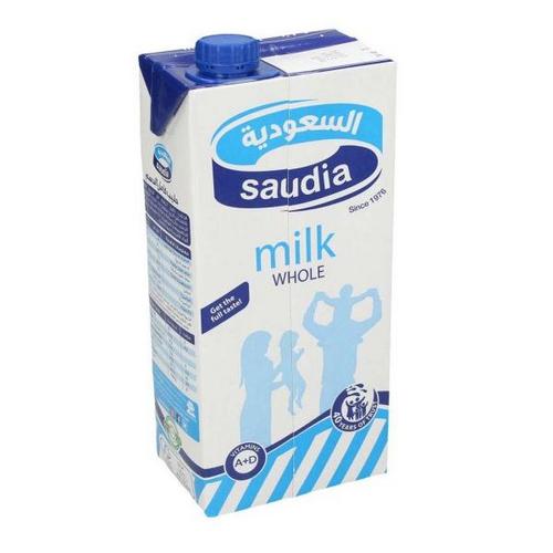 السعودية حليب كامل الدسم 1 لتر