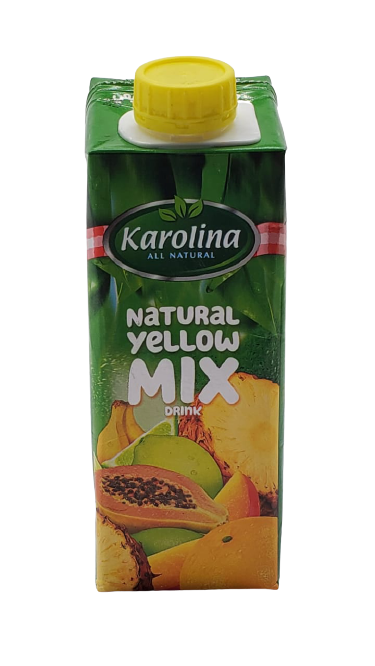 كارولينا عصير خليط أصفر طبيعي 250 مل