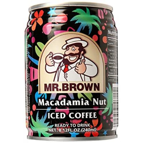 مستر براون مكاديميا  قهوة مثلجة بالبندق 240 مل
