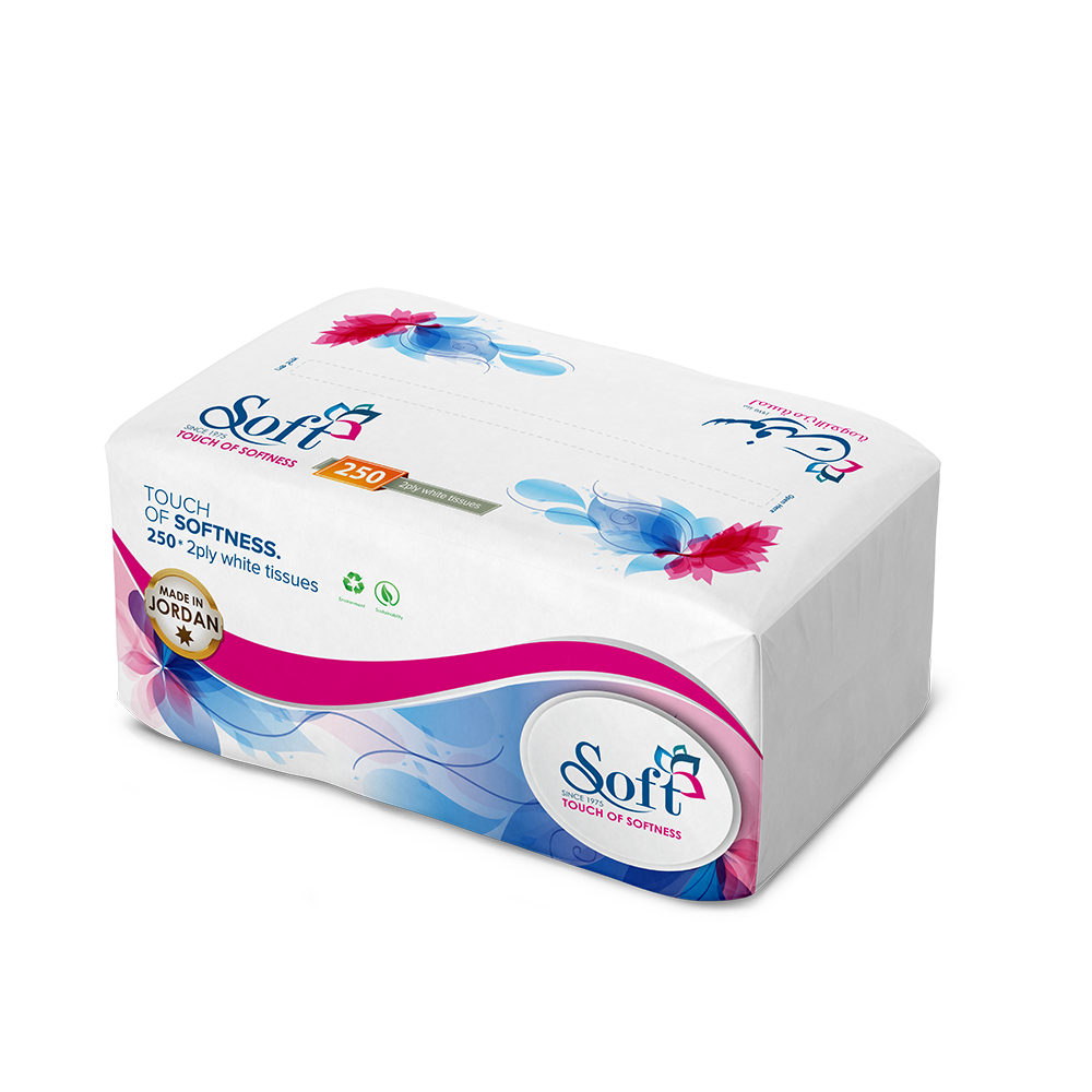 سوفت مناديل ناعمة 250 منديل