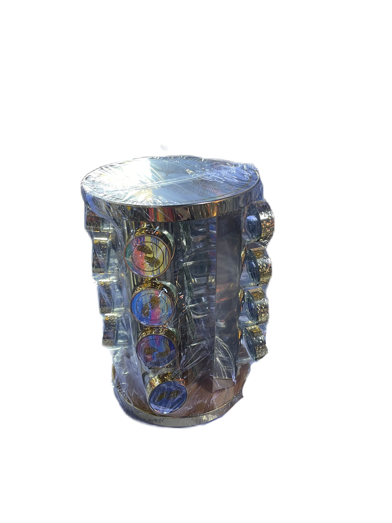 طقم بهارات ذهبي 16