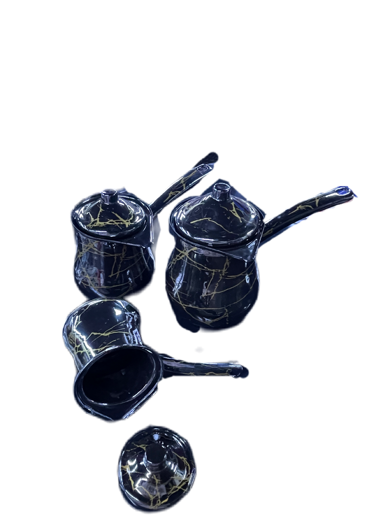 غلايات قهوة مدهون طقم