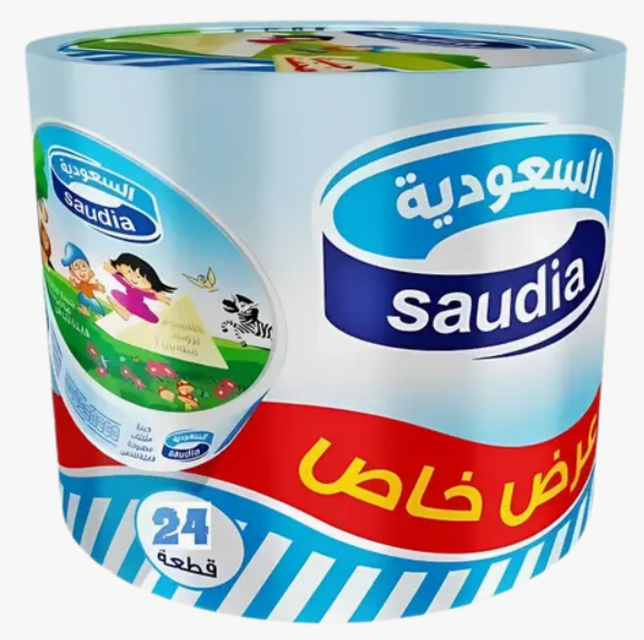 السعودية جبنة مثلثات 24 قطعة