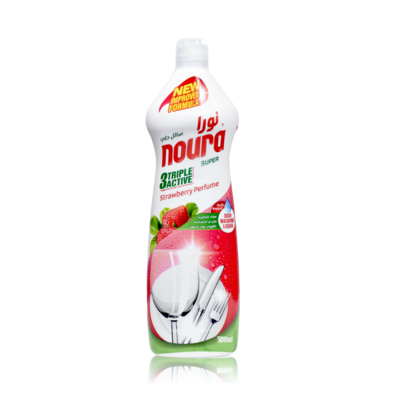 نورا سائل غسيل الصحون برائحة الفراولة 425 مل