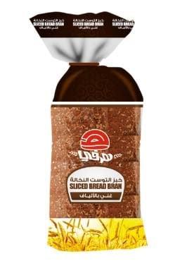 هرفي  خبز التوست النخالة غني بالألياف 600غم