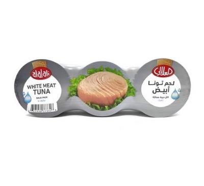 العلالي تونة بيضاء في الماء 3 قطع 170 جم