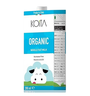كويتا حليب عضوي كامل الدسم 200 مل