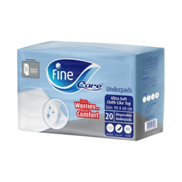 فاين كيرفوط صحية  ناعمة للغاية مقاس 60 × 90 سم 20 قطعة