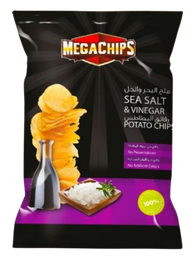 ميجا شيبس ملح وخل 35 غم