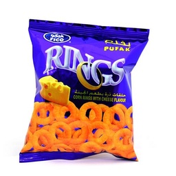 حلقات ذرة فيكو بوفاك بنكهة الجبن  18 جم